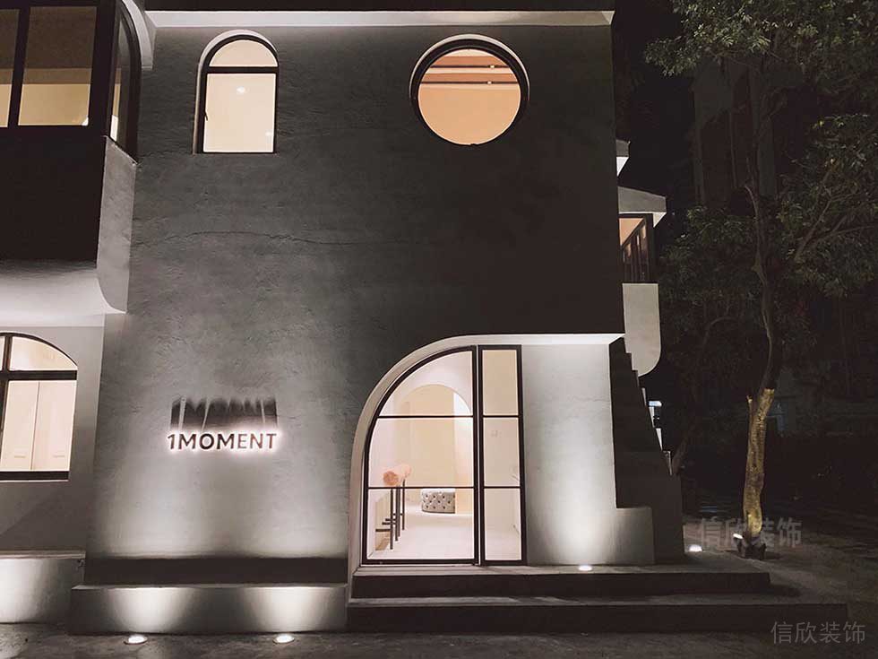 簡約風(fēng)格辦公室外立面裝修圖