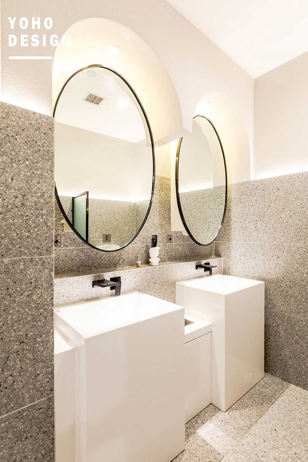 簡(jiǎn)約風(fēng)格辦公室衛(wèi)生間案例裝修圖