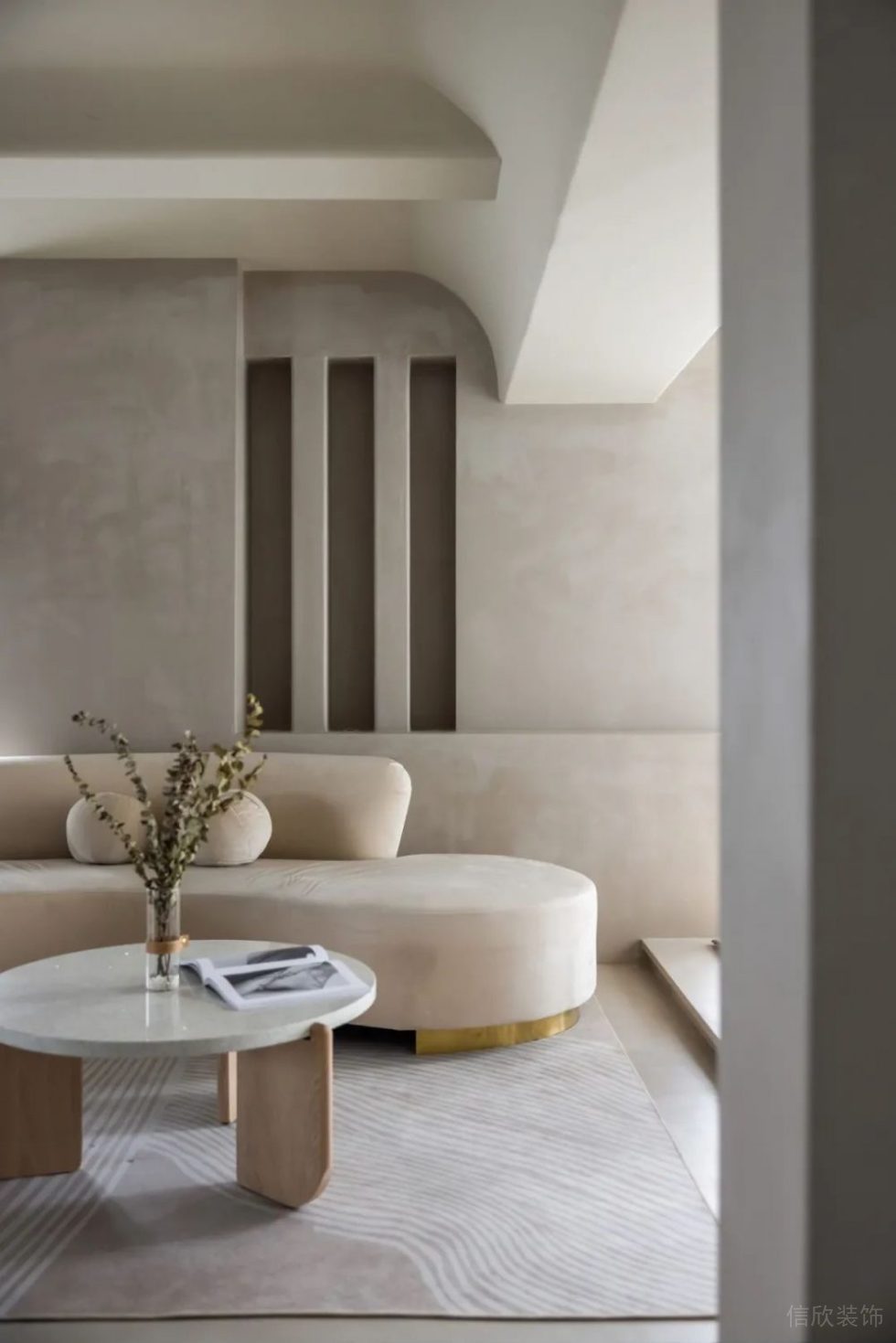 簡約風(fēng)格辦公室休閑接待區(qū)裝修圖