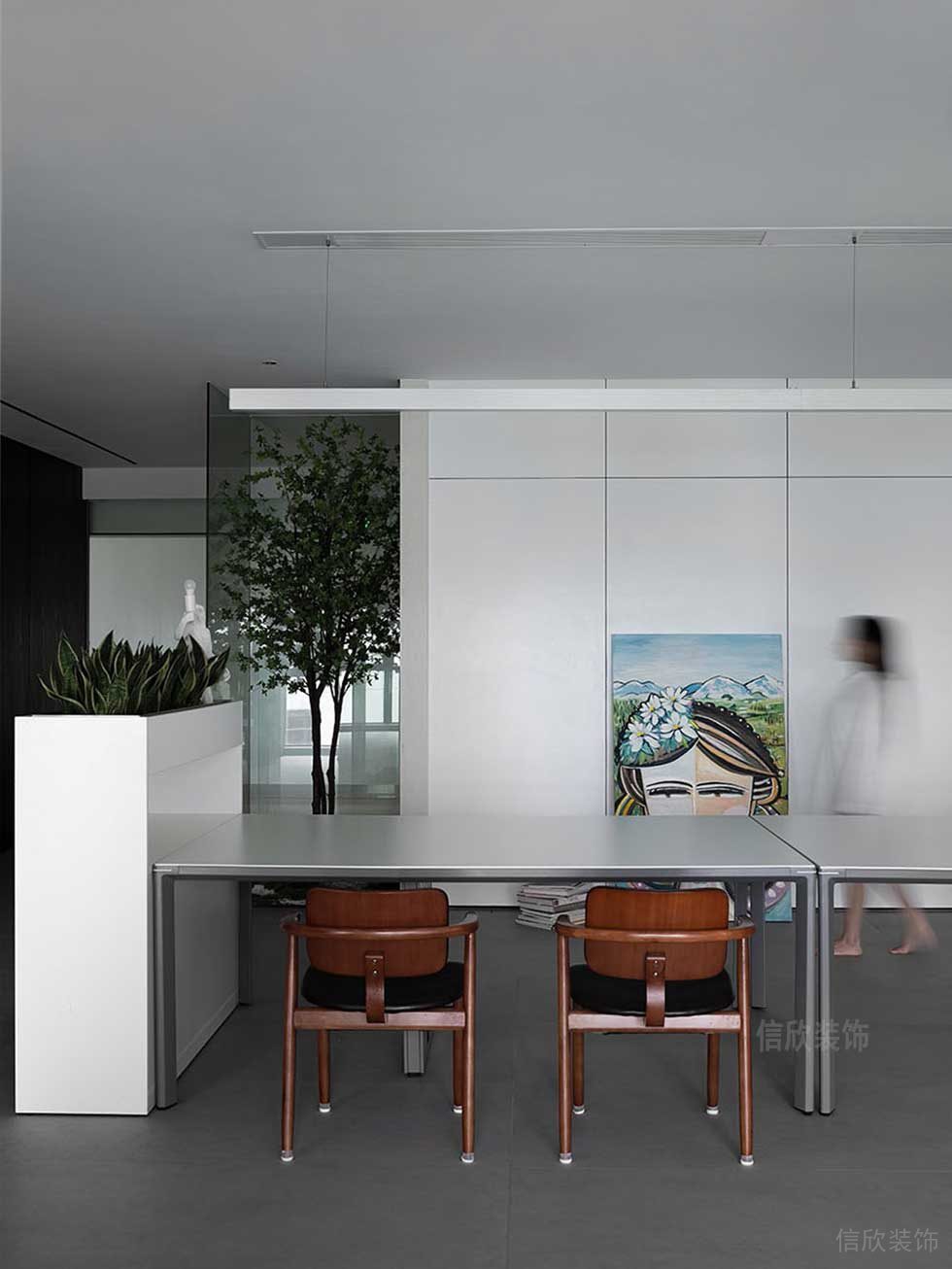 簡約風(fēng)格辦公室休息區(qū)裝修圖