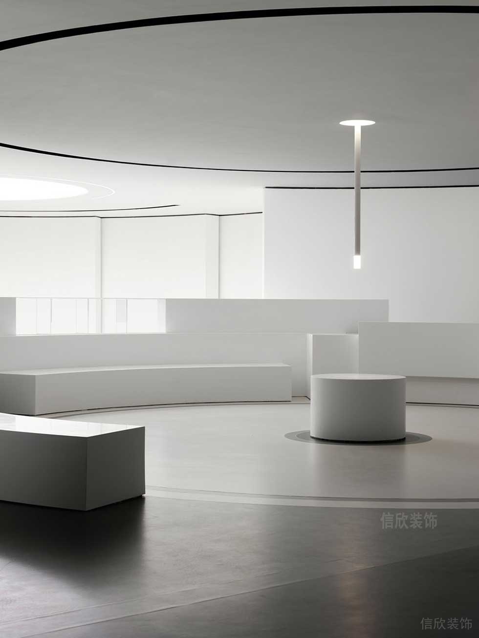 簡約風(fēng)格辦公室休息廳設(shè)計圖