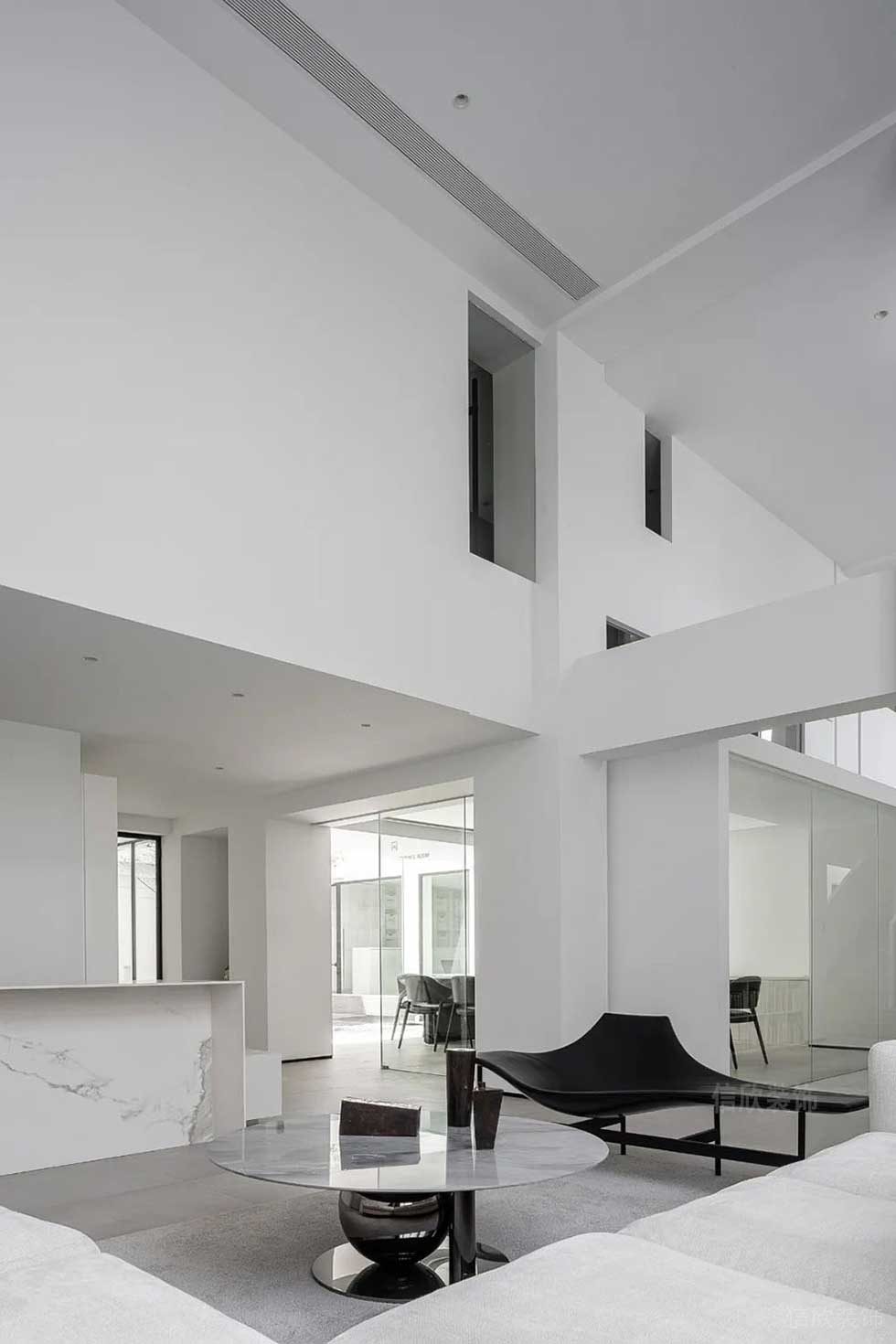 簡約風(fēng)格辦公室一層休閑接待區(qū)裝修圖