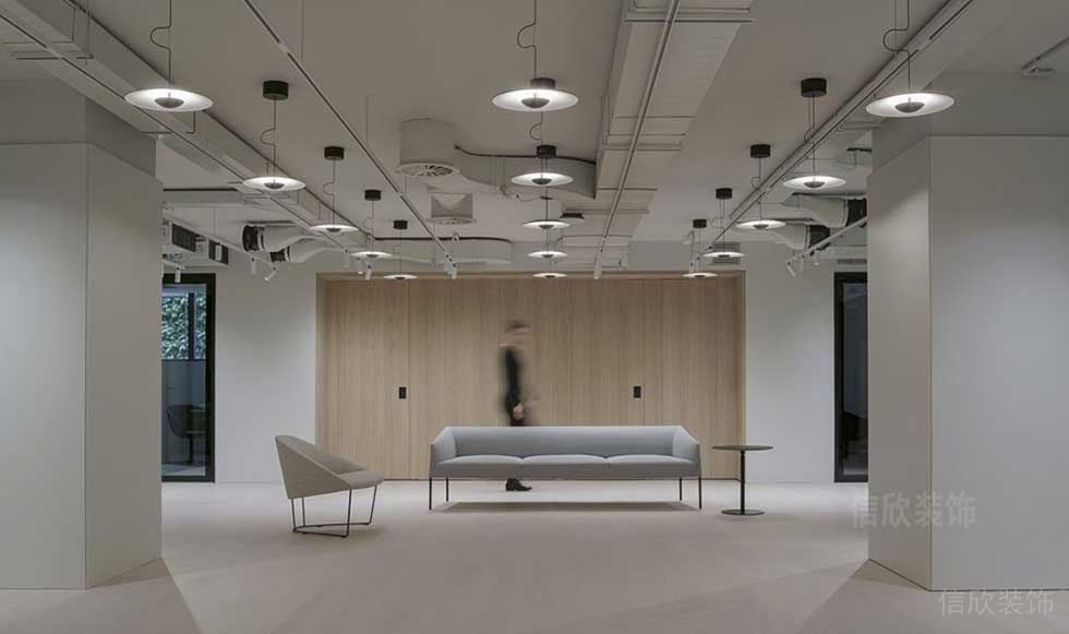 簡約風(fēng)格辦公室裝修案例員工休息區(qū)效果圖