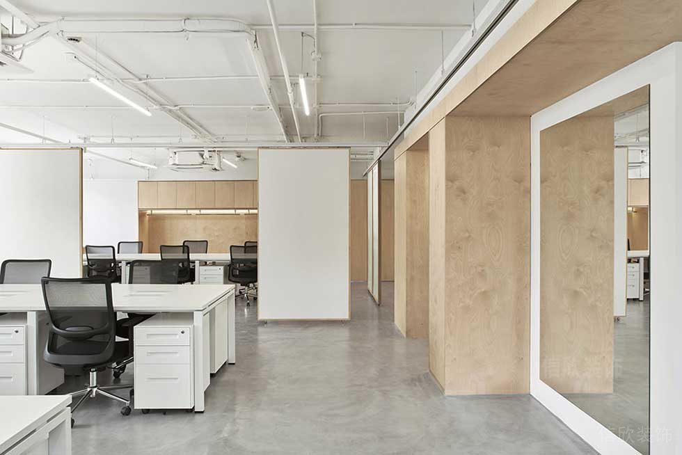 簡(jiǎn)約風(fēng)格辦公室裝修圖