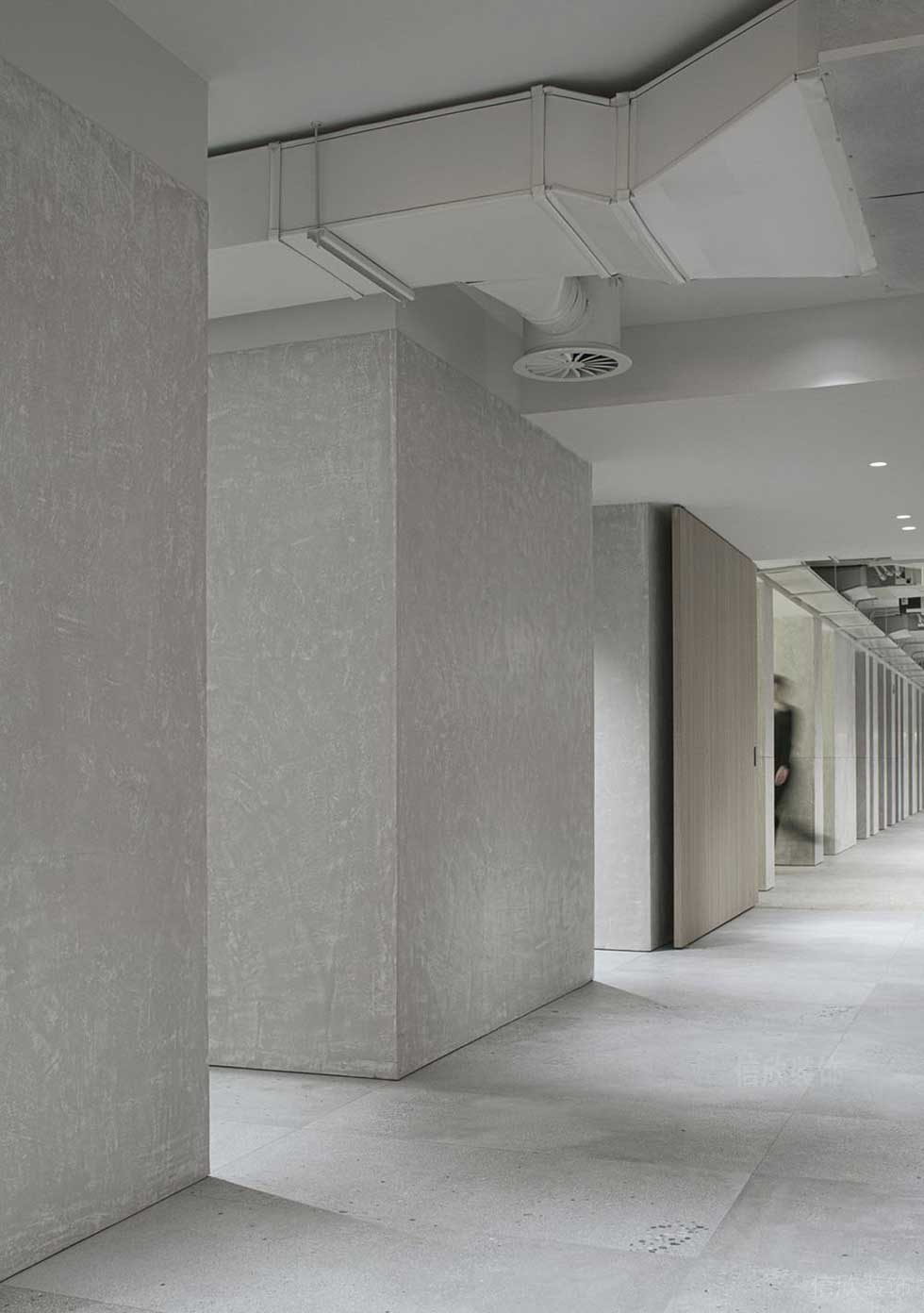 簡約風(fēng)格商務(wù)辦公室走廊設(shè)計圖