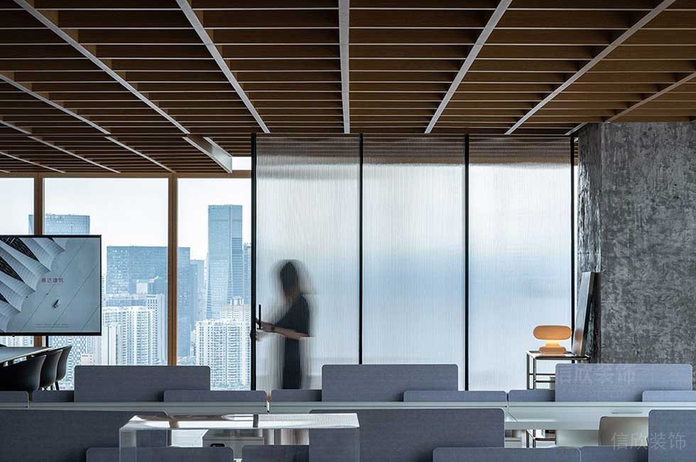 簡(jiǎn)約風(fēng)格公司案例公共辦公區(qū)裝修圖