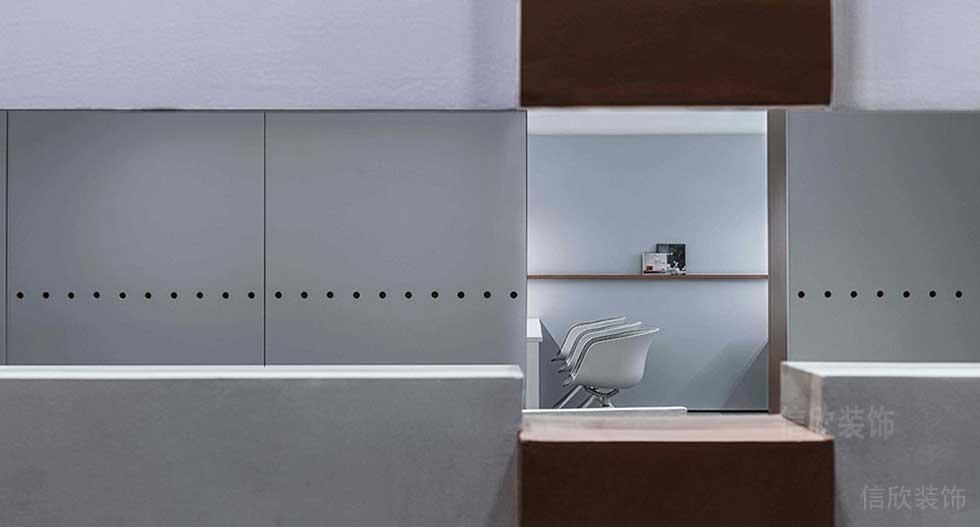 簡(jiǎn)約風(fēng)格公司辦公區(qū)裝飾背景墻設(shè)計(jì)圖