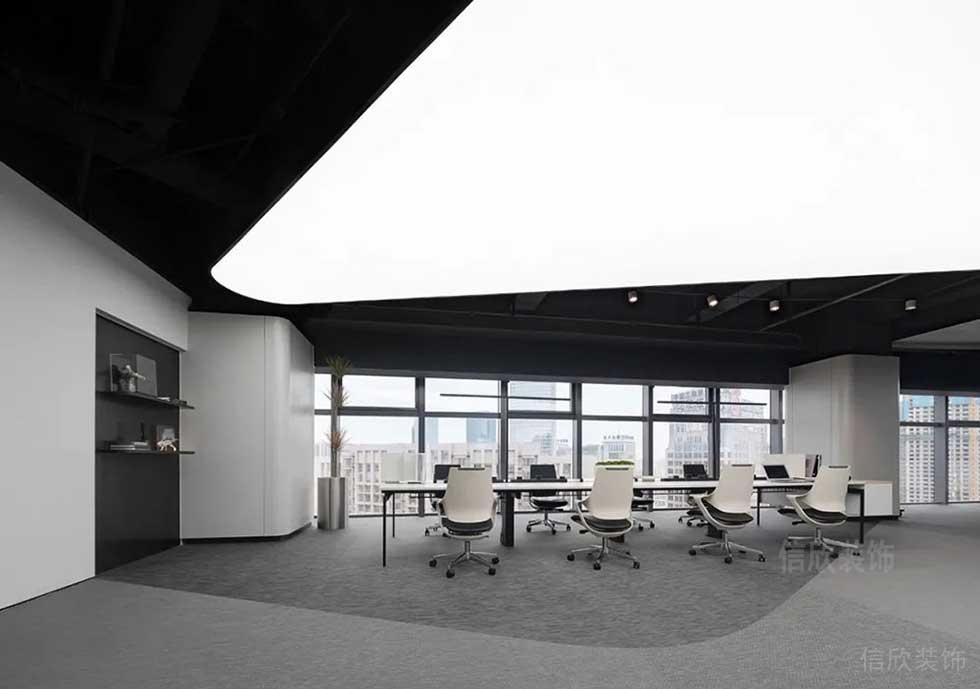 簡(jiǎn)約風(fēng)格公司辦公廳裝修圖