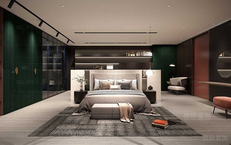 簡約風(fēng)格公司董事長辦公室休息區(qū)裝修圖