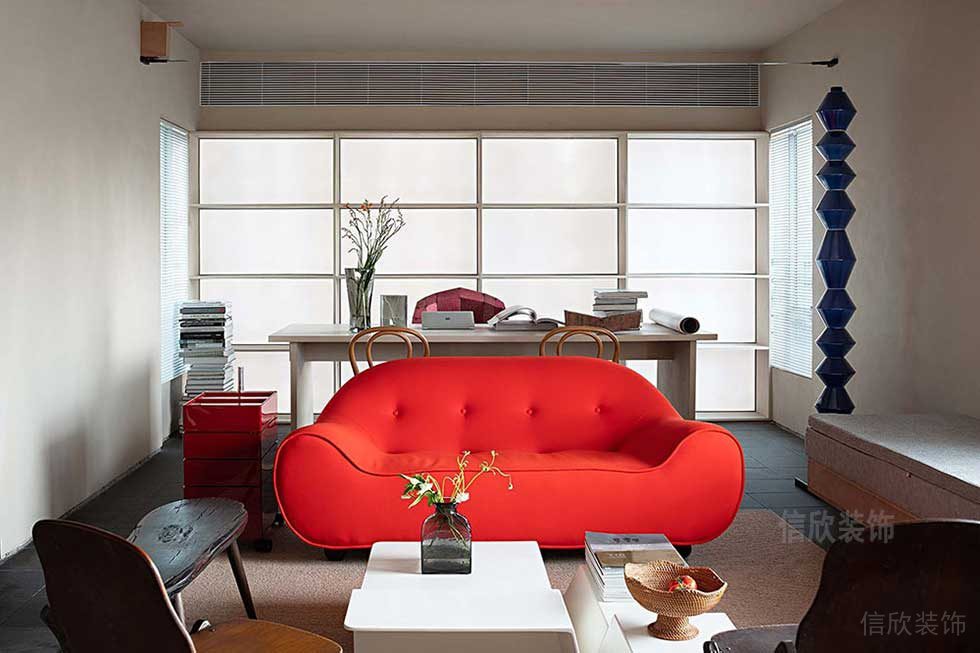 簡(jiǎn)約風(fēng)格公司經(jīng)理辦公室設(shè)計(jì)圖