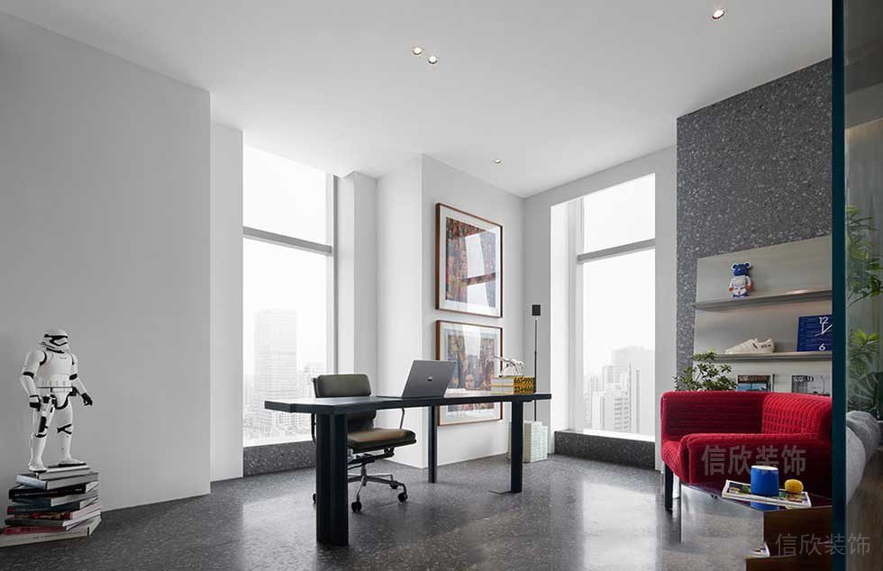 簡(jiǎn)約風(fēng)格公司空間經(jīng)理辦公室裝修圖