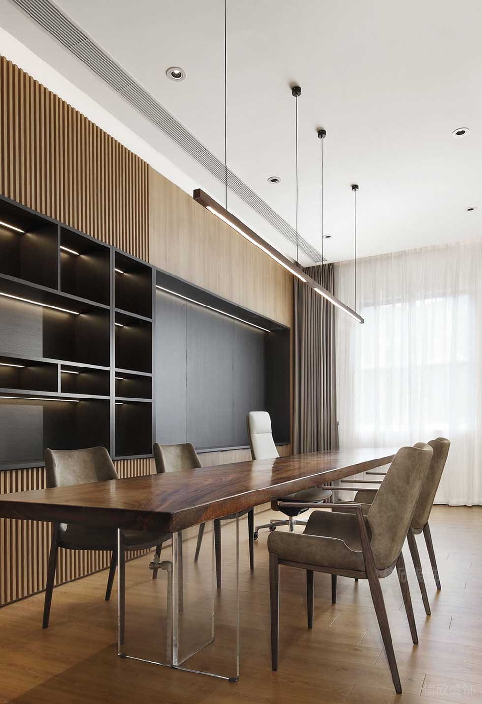 簡約風(fēng)格公司洽談廳裝修圖