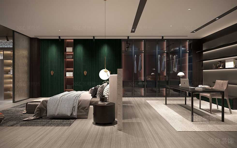 簡(jiǎn)約風(fēng)格公司總裁辦公室裝修圖