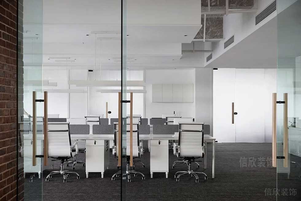 簡約風(fēng)格寫字樓裝修案例辦公區(qū)裝修圖