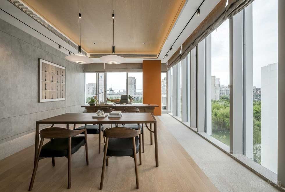 簡(jiǎn)約風(fēng)格公司裝修案例經(jīng)理辦公室效果圖