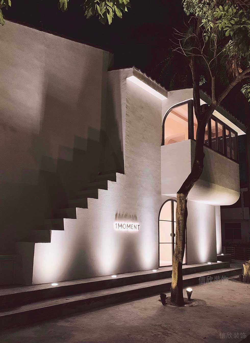 簡(jiǎn)約風(fēng)格藝術(shù)機(jī)構(gòu)辦公室外觀設(shè)計(jì)圖