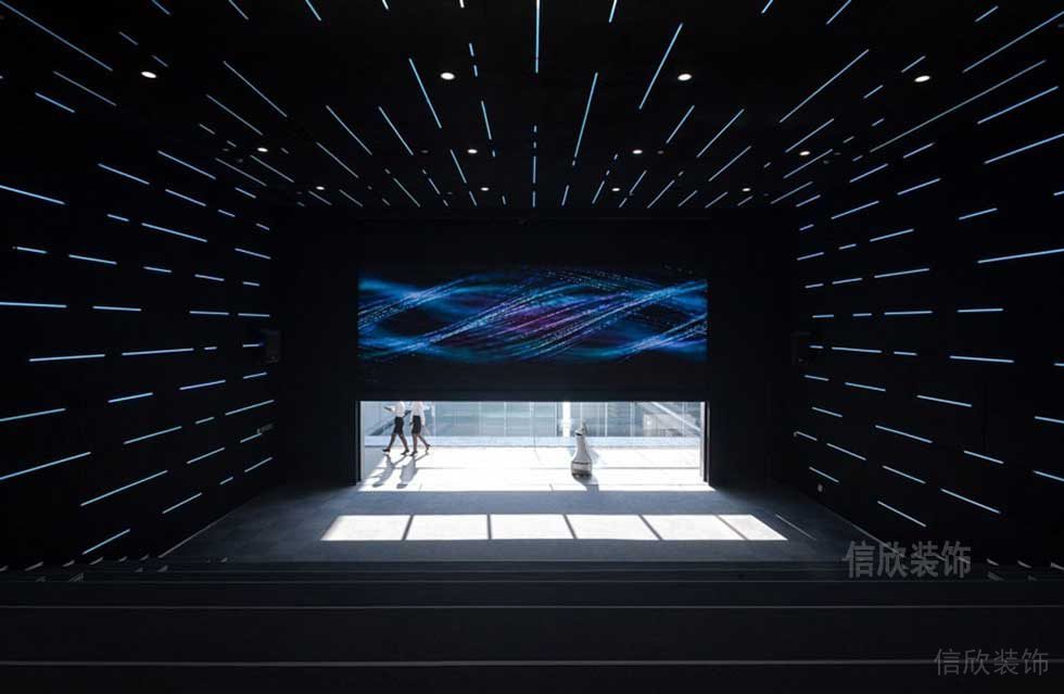 現(xiàn)代風(fēng)格辦公空間休閑影音視聽室裝修圖