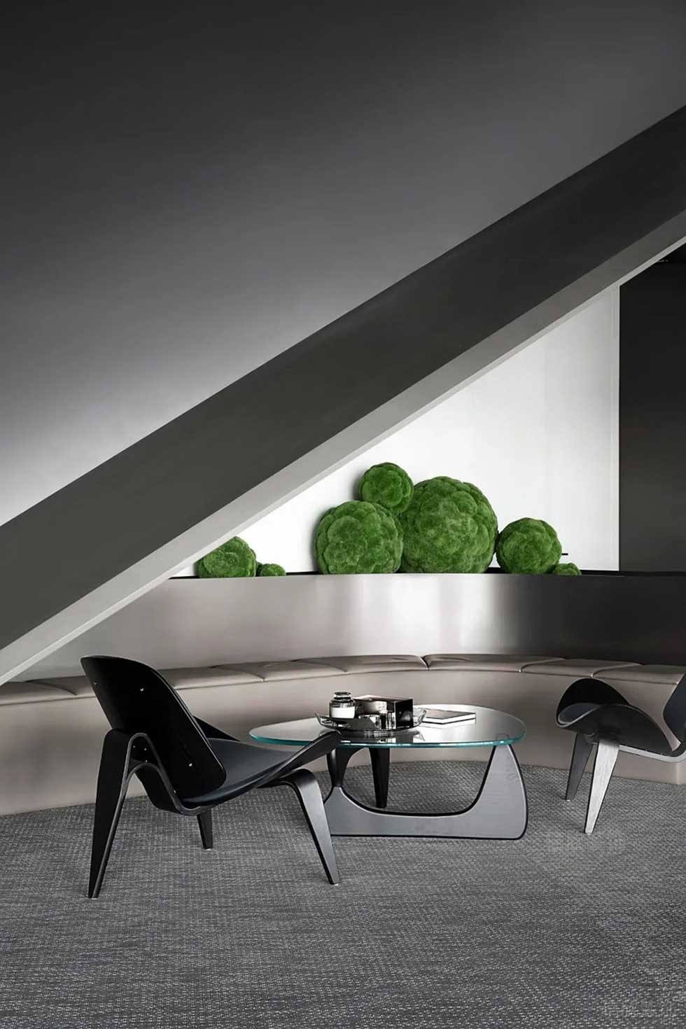 現(xiàn)代風(fēng)格辦公室案例大堂等候區(qū)設(shè)計(jì)圖