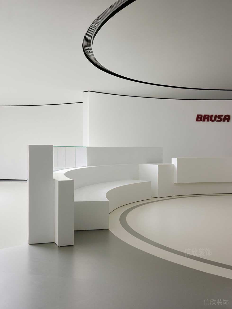 現(xiàn)代風(fēng)格辦公室案例大堂等候區(qū)裝修圖