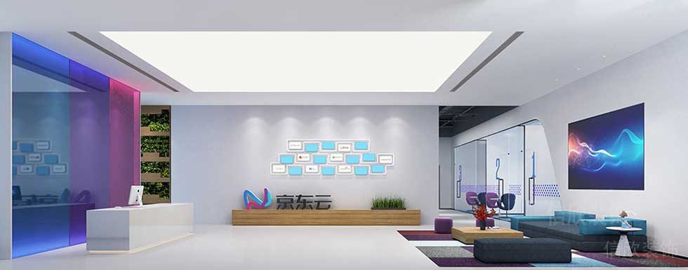 現(xiàn)代風格辦公室案例前廳裝修圖