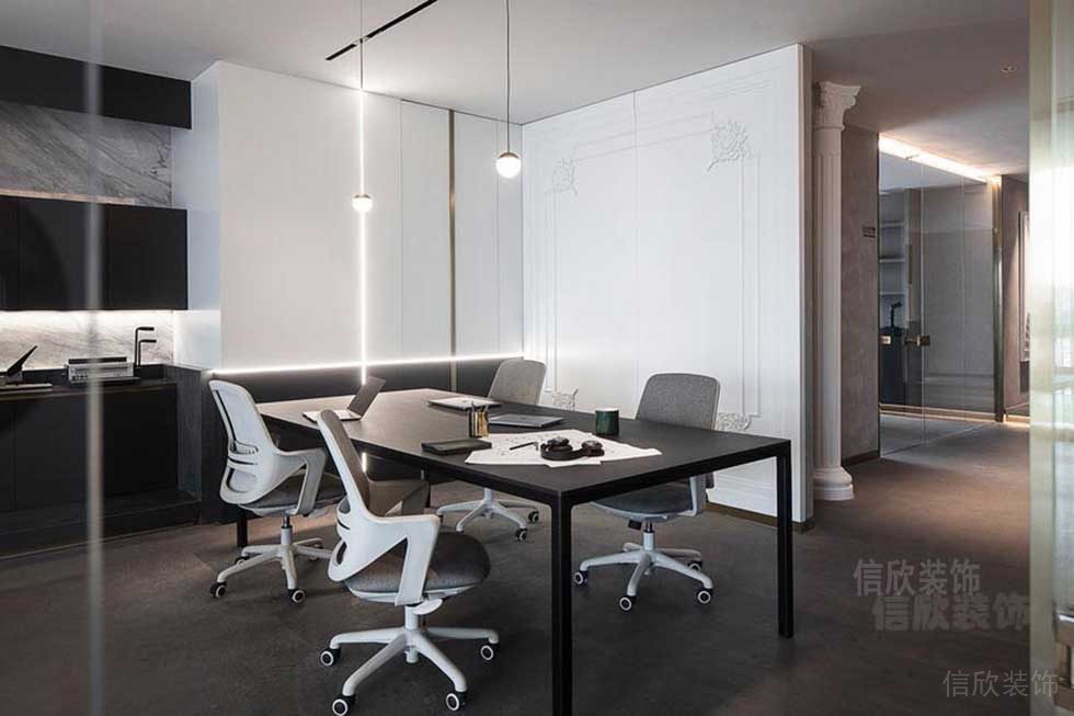 現(xiàn)代風(fēng)格辦公室工作洽談區(qū)裝修圖