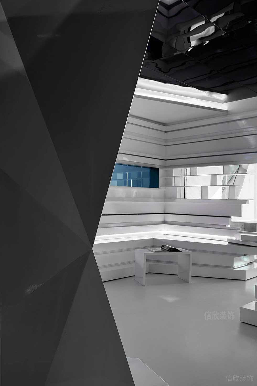 現(xiàn)代風(fēng)格商務(wù)辦公室休息區(qū)效果圖