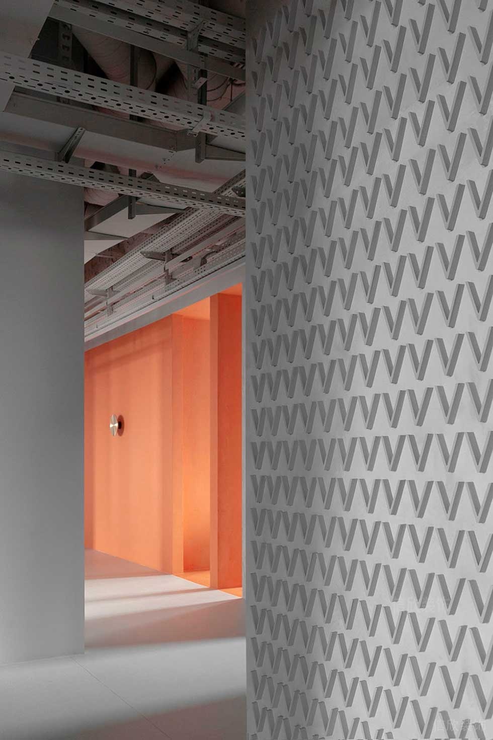 現(xiàn)代風(fēng)格商業(yè)機構(gòu)辦公室走廊效果圖