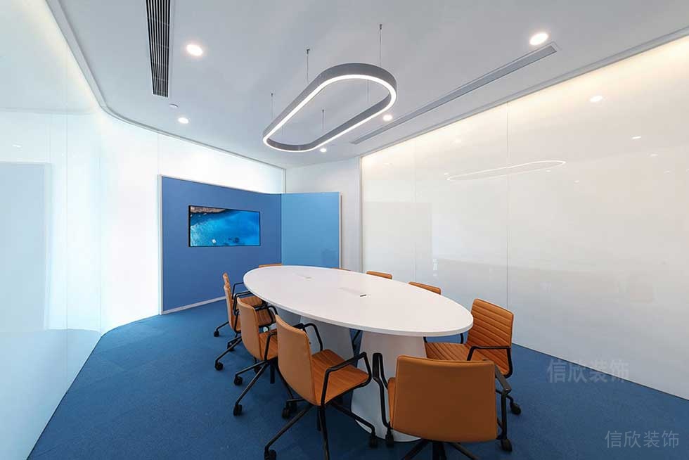 現(xiàn)代風(fēng)格公司案例會(huì)議室裝修圖