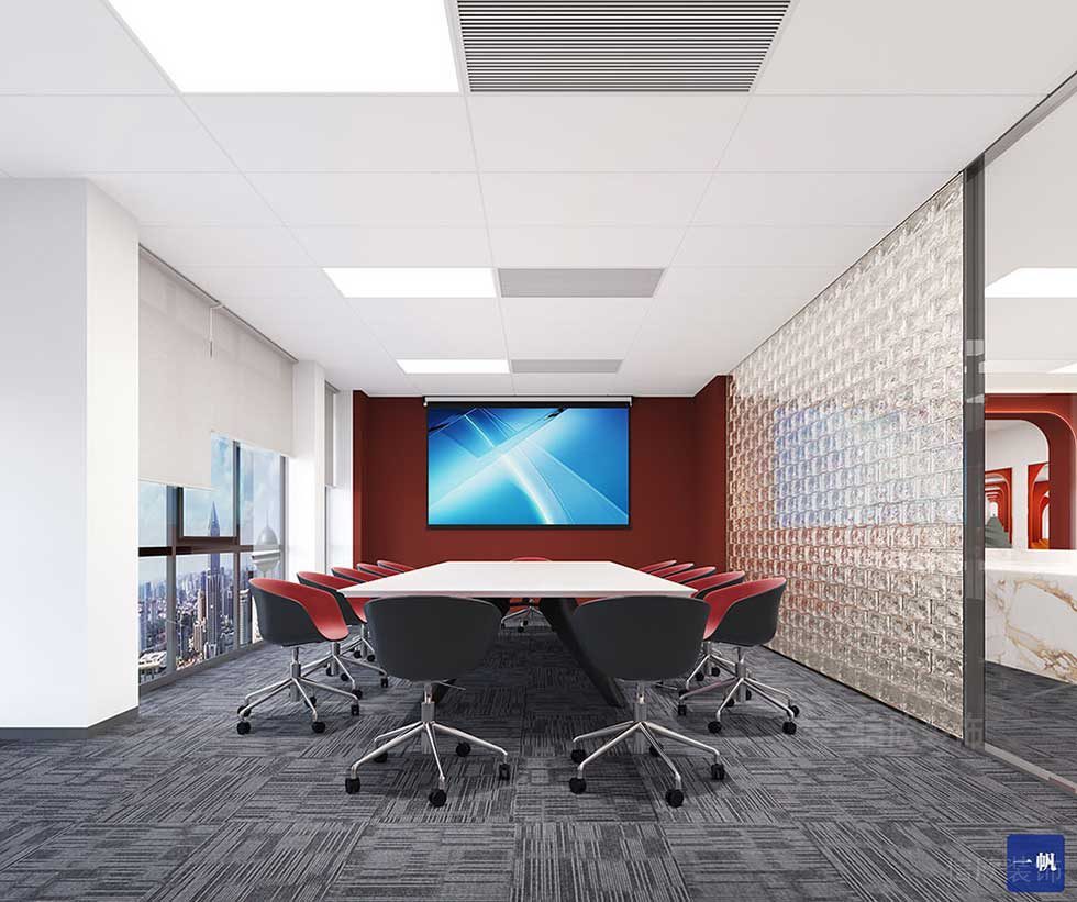 現(xiàn)代風(fēng)格公司商務(wù)會(huì)議室裝修圖