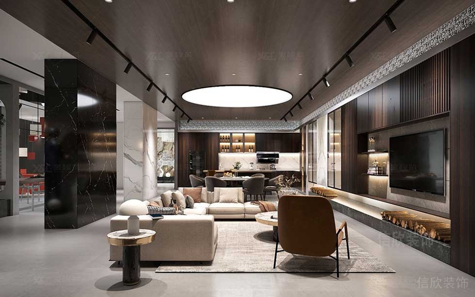 現(xiàn)代簡約辦公空間貴賓接待廳效果圖