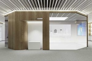 現(xiàn)代簡約風(fēng)格辦公空間產(chǎn)品展廳走道空間設(shè)計(jì)圖