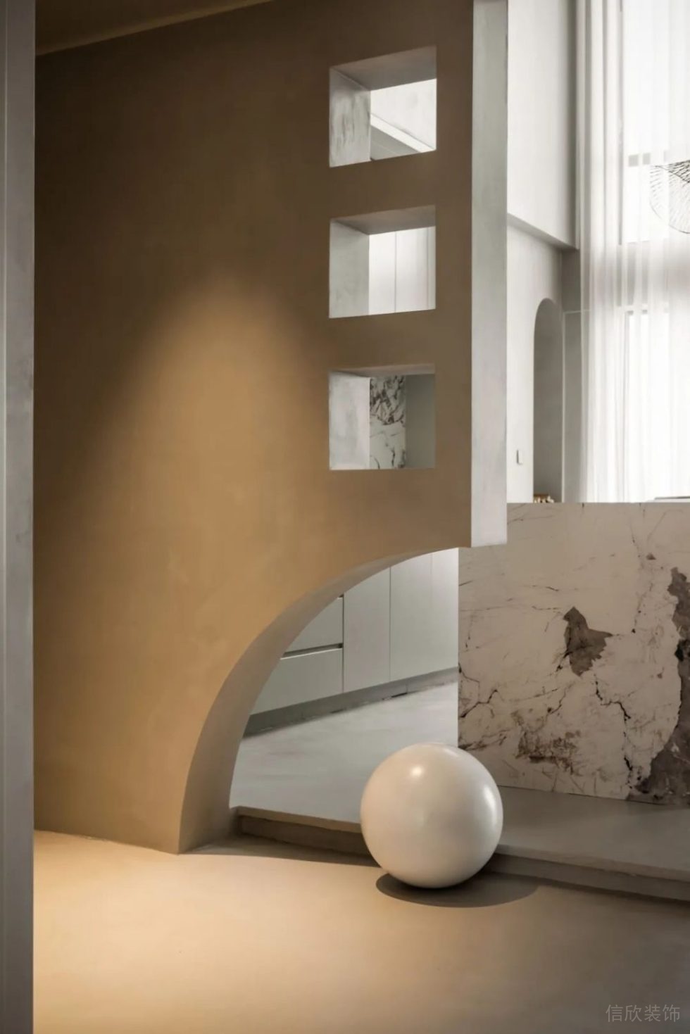 現(xiàn)代簡(jiǎn)約風(fēng)格辦公室案例走廊藝術(shù)陳設(shè)效果圖