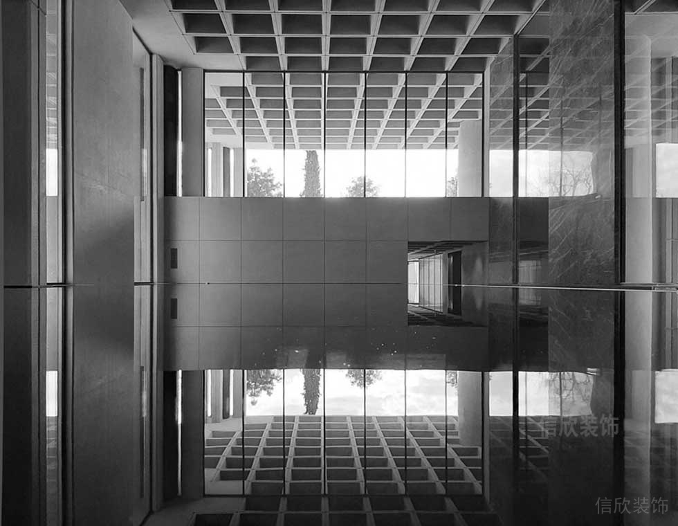 現(xiàn)代簡約風(fēng)格辦公室大堂空間裝修圖