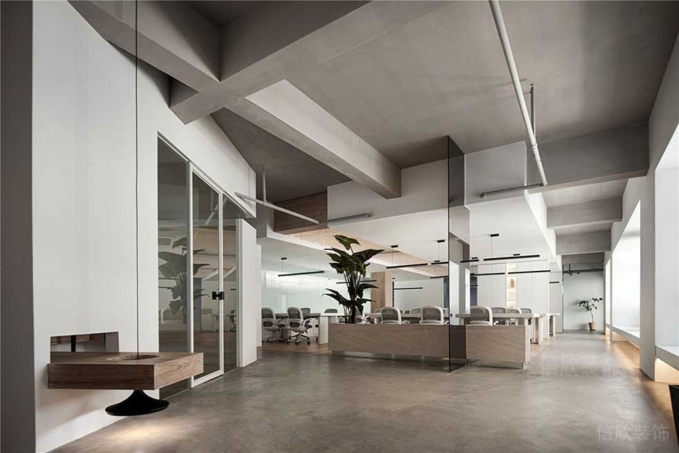 現(xiàn)代簡約風格辦公室裝修案例效果圖