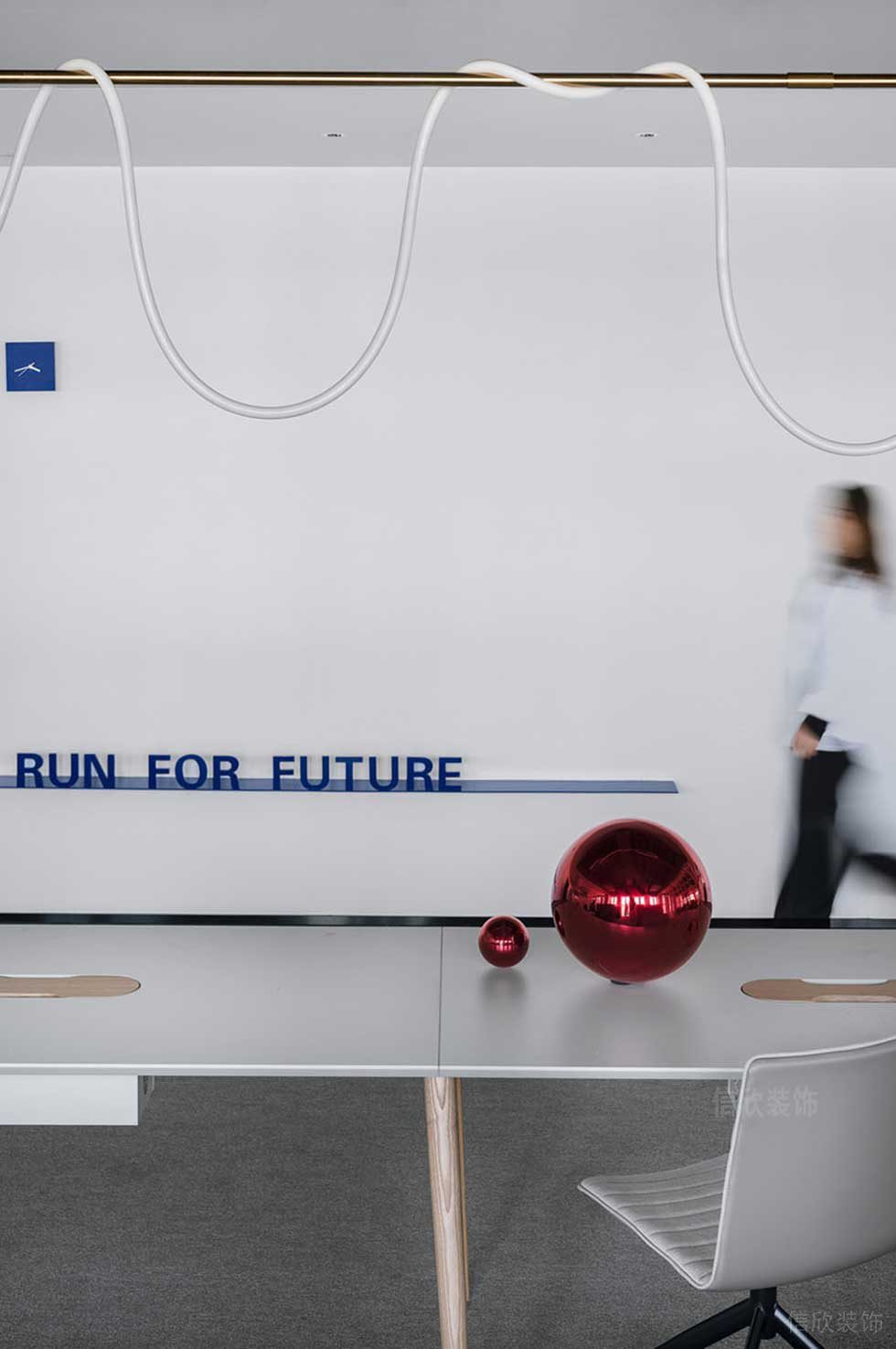 現(xiàn)代簡約風(fēng)格前廳形象背景墻設(shè)計圖