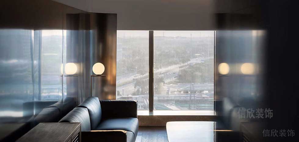 現(xiàn)代簡約風格商務(wù)辦公空間會客室裝修圖