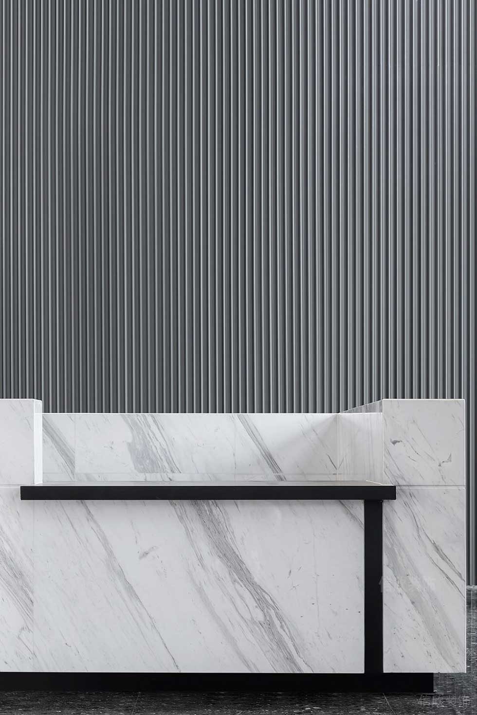 現(xiàn)代簡約風(fēng)格商務(wù)公司服務(wù)臺效果圖