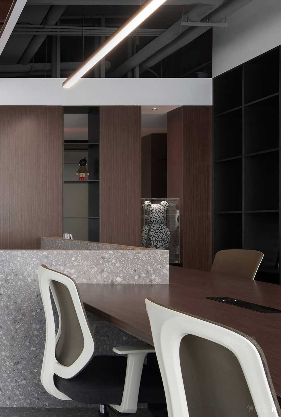 現(xiàn)代簡約風(fēng)格商業(yè)機(jī)構(gòu)公司辦公區(qū)效果圖