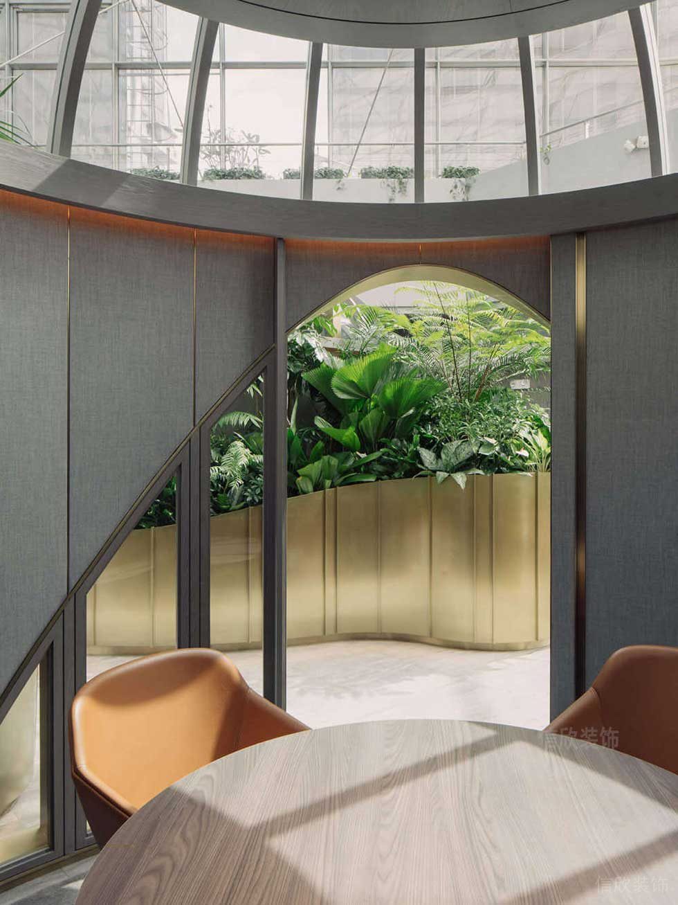 現(xiàn)代簡約風(fēng)格商業(yè)機(jī)構(gòu)公司洽談室效果圖