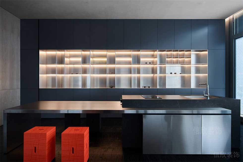 現(xiàn)代簡約風(fēng)格公司案例茶水間設(shè)計圖