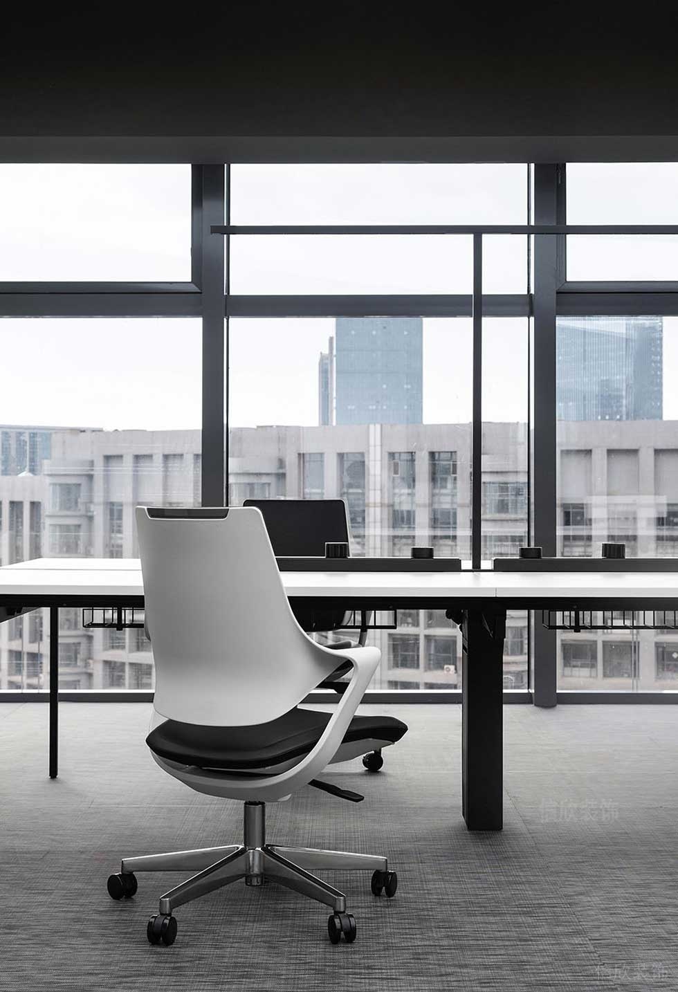 現(xiàn)代簡(jiǎn)約風(fēng)格公司敞開式辦公區(qū)設(shè)計(jì)圖