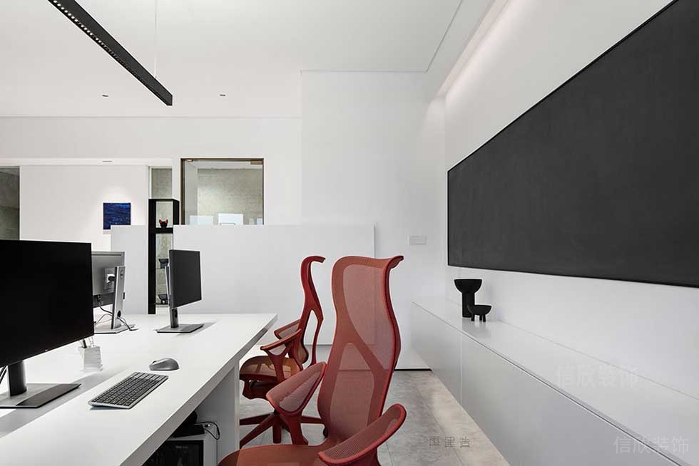 現(xiàn)代簡(jiǎn)約風(fēng)格公司公共辦公區(qū)裝修圖