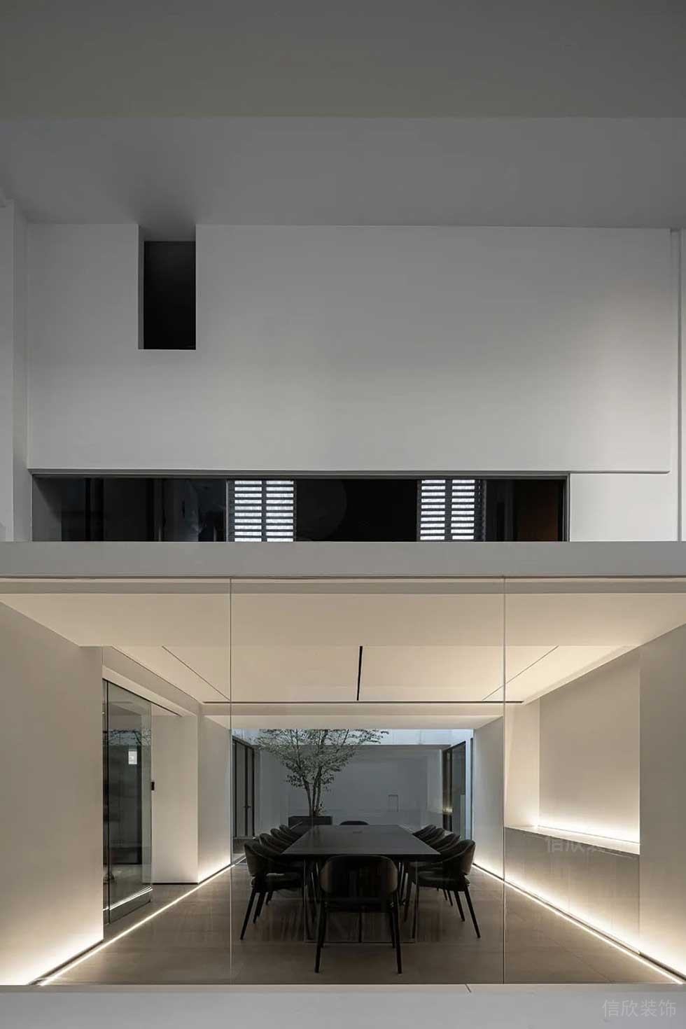 現(xiàn)代簡(jiǎn)約風(fēng)格公司會(huì)議室空間裝修圖