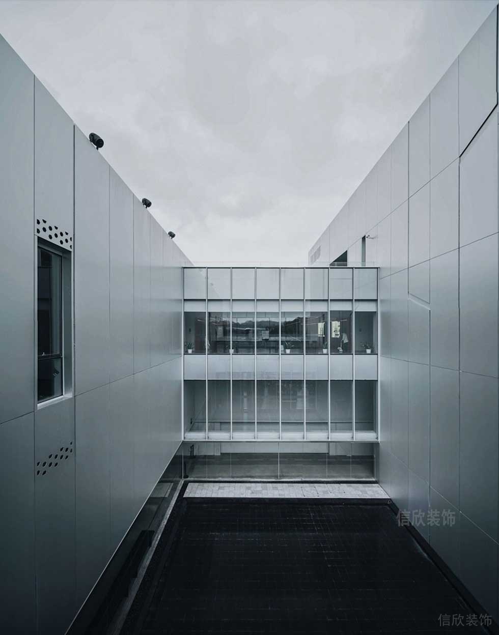 現(xiàn)代簡(jiǎn)約風(fēng)格公司外觀幕墻效果圖