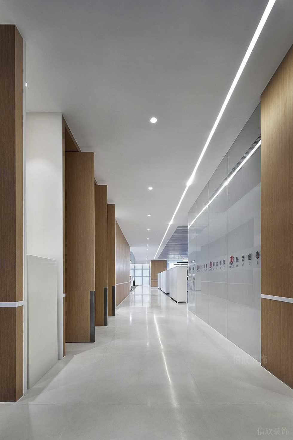 現(xiàn)代簡(jiǎn)約風(fēng)格公司走廊空間設(shè)計(jì)圖