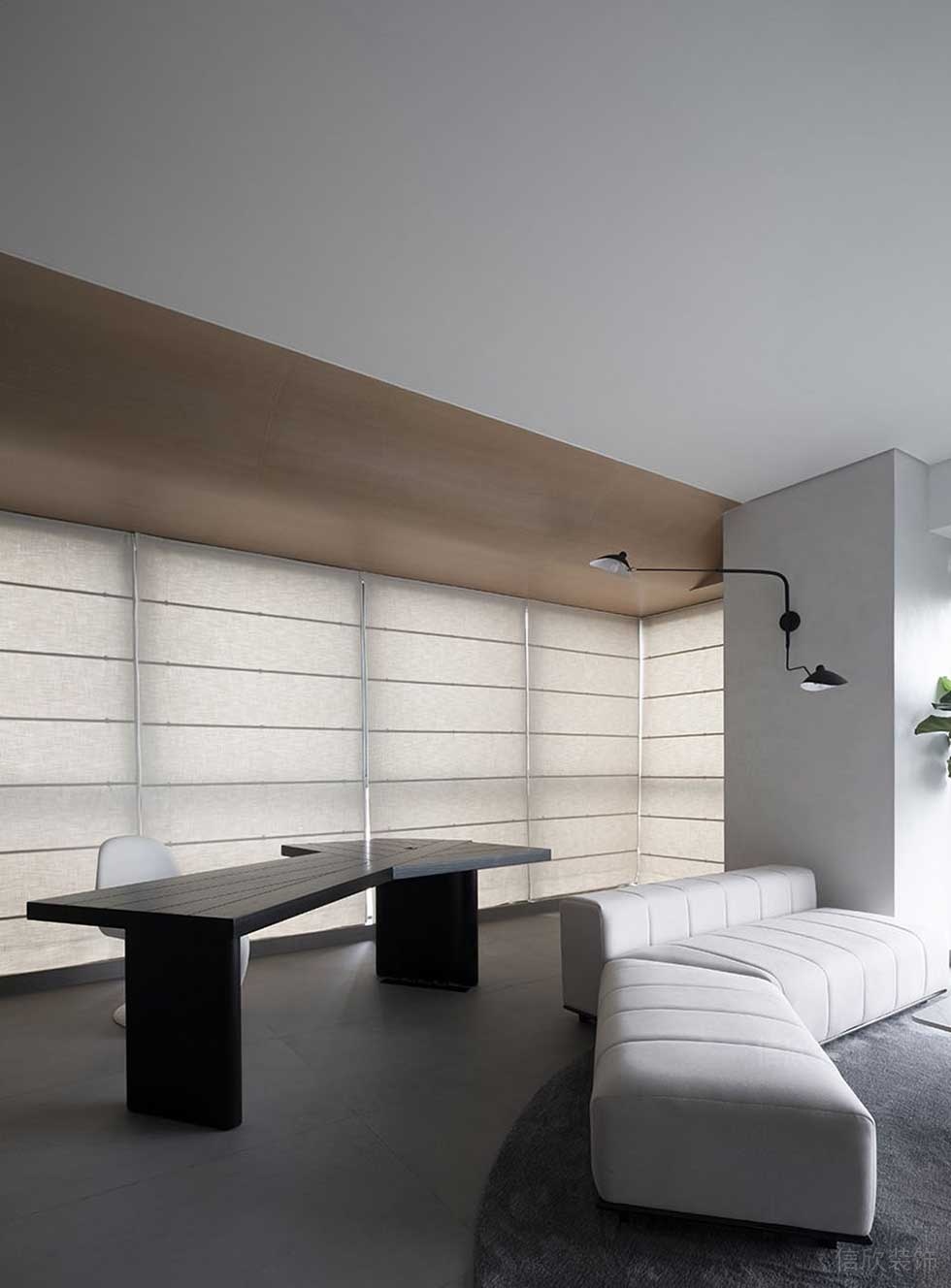 現(xiàn)代簡約風(fēng)格公司裝修工程經(jīng)理辦公室效果圖