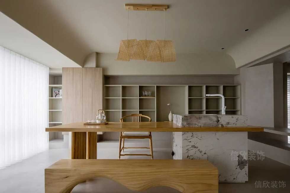 新中式風(fēng)格辦公空間茶室設(shè)計圖