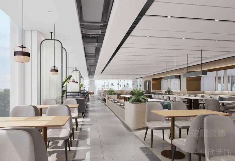 深圳南山餐飲店裝修圖色調(diào)視覺