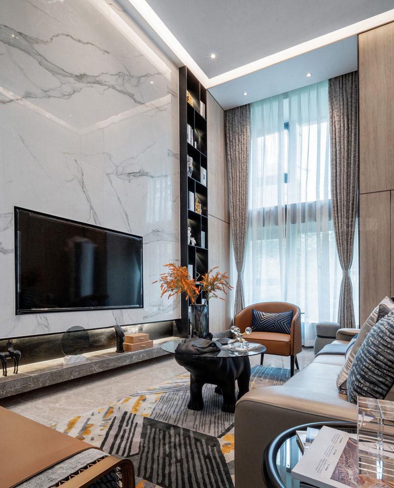 寶安區(qū)企崗山花園家庭住宅舊房裝修設(shè)計(jì)方案