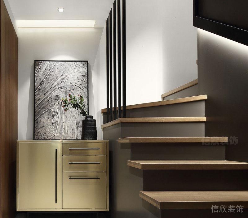 深圳龍華家庭新房全包裝修一層玄關(guān)